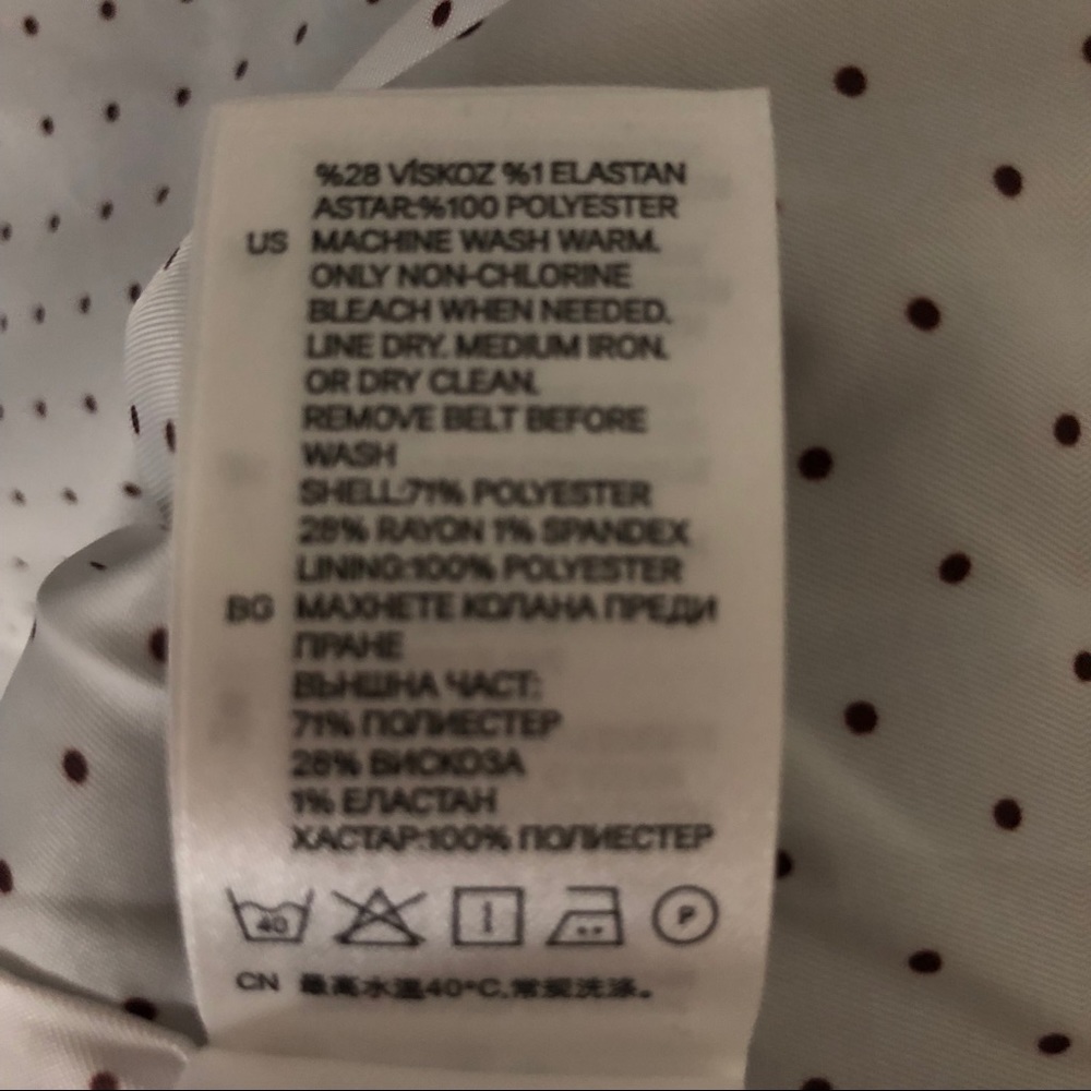 H&M gray fully lined dress 6 sleeveless - Picture 4 of 4